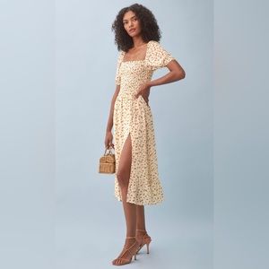 Like NEW Reformation Meadow Dress in Blanche XS
